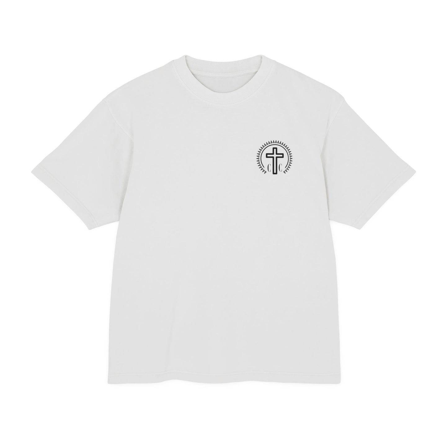 Christ Centered Heavy Tee- Faith In Every Step : 2nd Corinthians 5:7