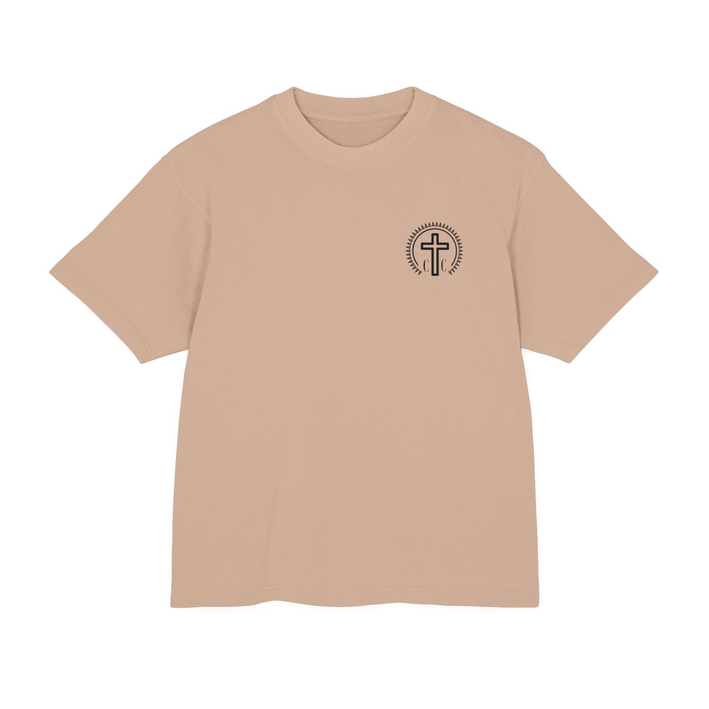Christ Centered Heavy Tee- Faith In Every Step : 2nd Corinthians 5:7