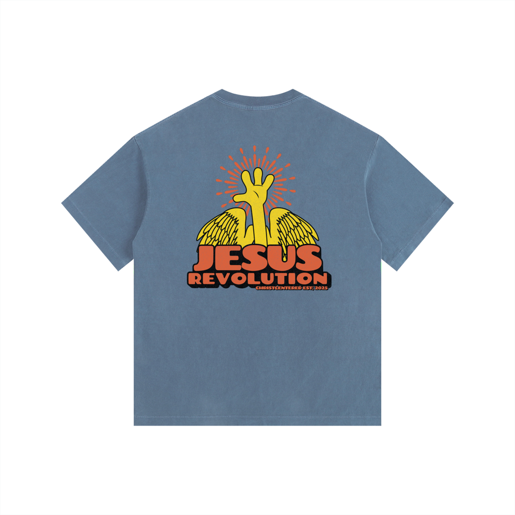 ‘Jesus Revolution’ Washed Oversized Tee