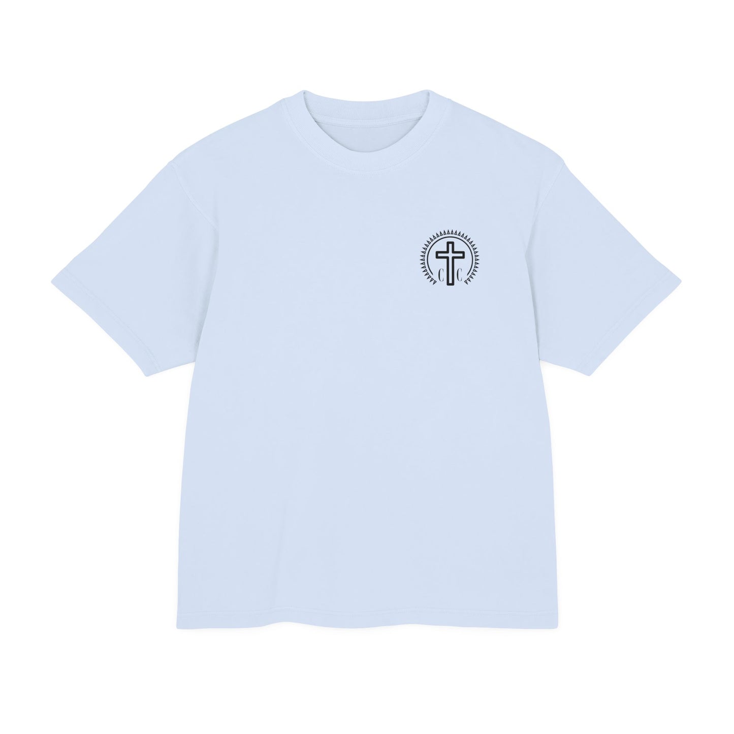 Christ Centered Heavy Tee- Faith In Every Step : 2nd Corinthians 5:7