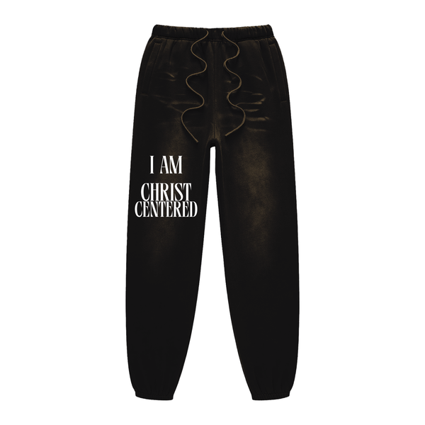 'I Am Christ Centered' Sunfaded Fleece Sweatpants