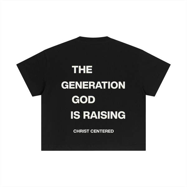 ‘The Gen God Is Raising’ Boxy Tee