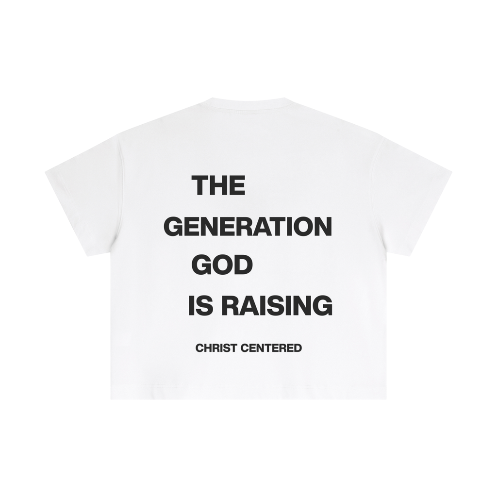 ‘The Gen God Is Raising’ Boxy Tee