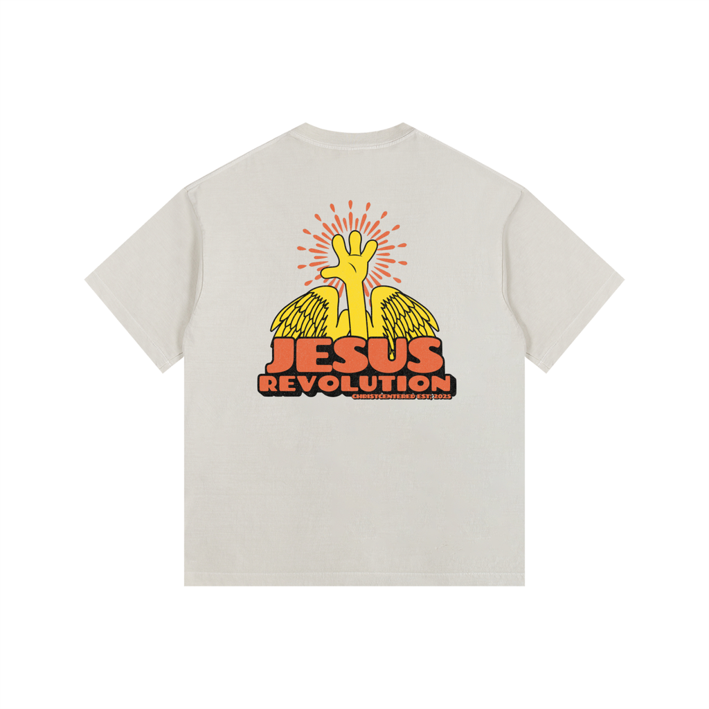 ‘Jesus Revolution’ Washed Oversized Tee