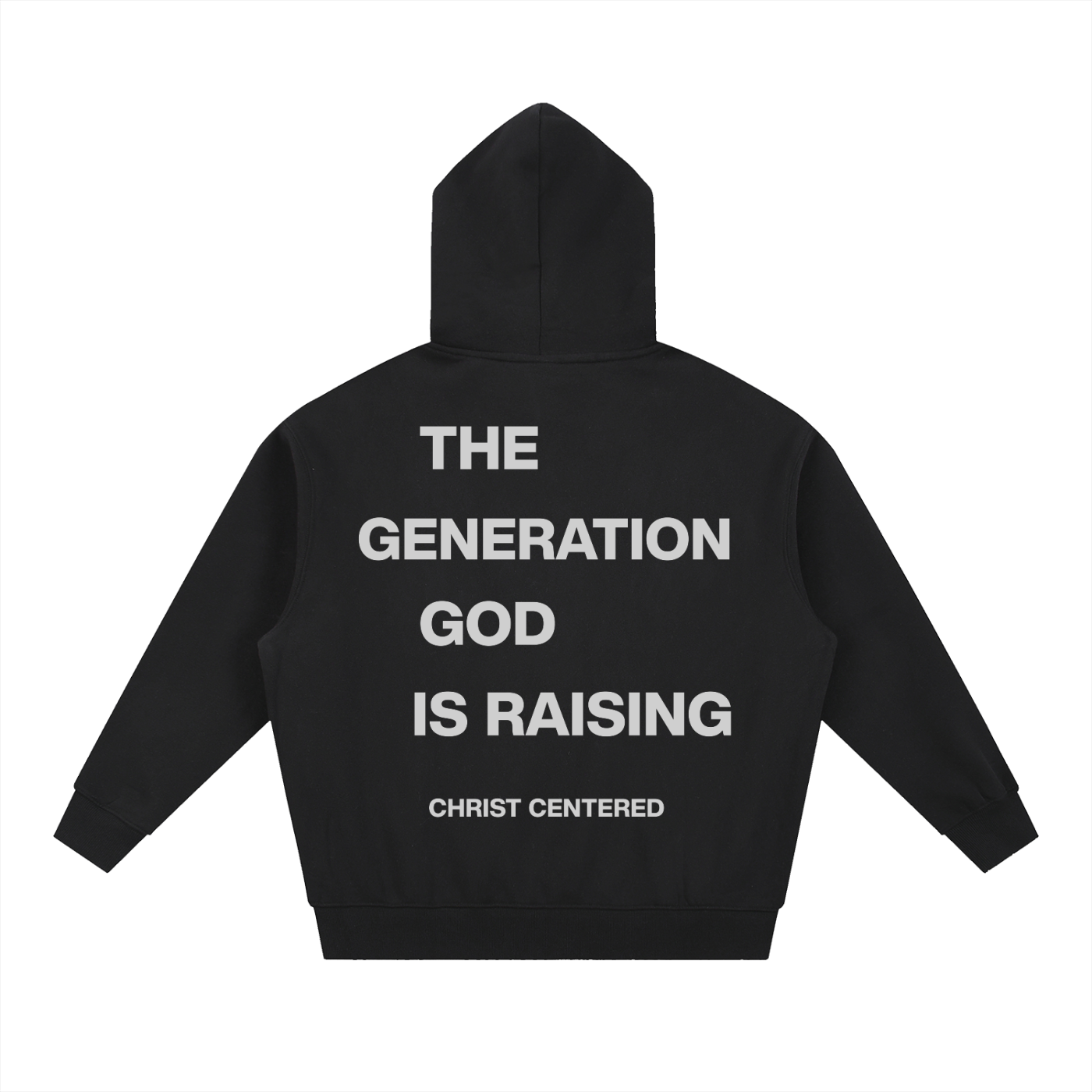 ‘The Gen God Is Raising’ Boxy Fleece Hoodie