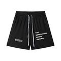 ‘The Generation God Is Raising’ Mesh Drawstring Shorts