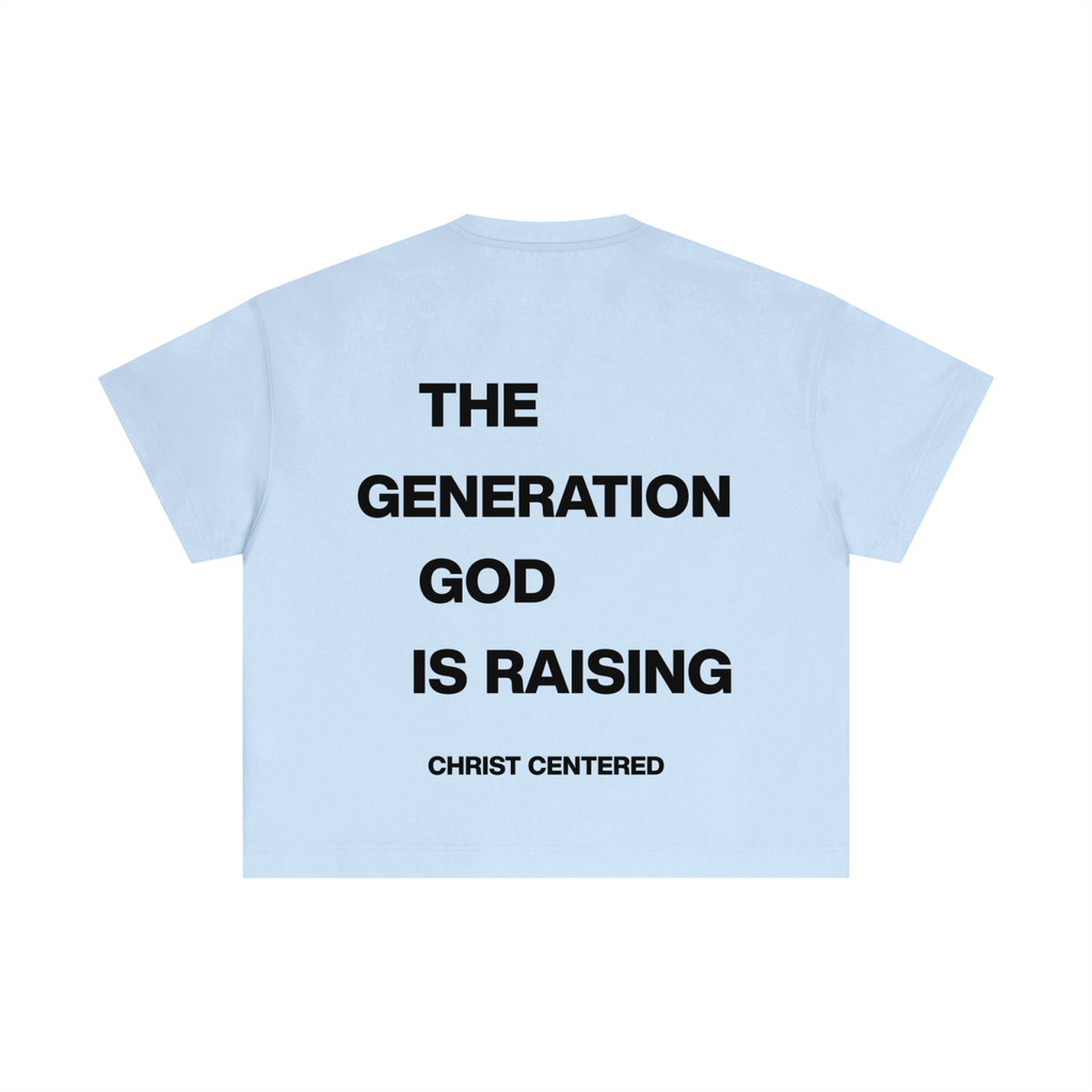 ‘The Gen God Is Raising’ Boxy Tee