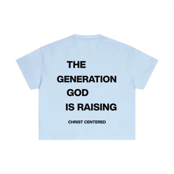 ‘The Gen God Is Raising’ Boxy Tee